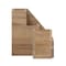 Flash Furniture 3PC Rustic Brown Wooden Desktop Organizer Set HFMHD-GDI-CRE8-402315-GG - alternate 7